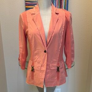 Elegant Peach Blazer for Women